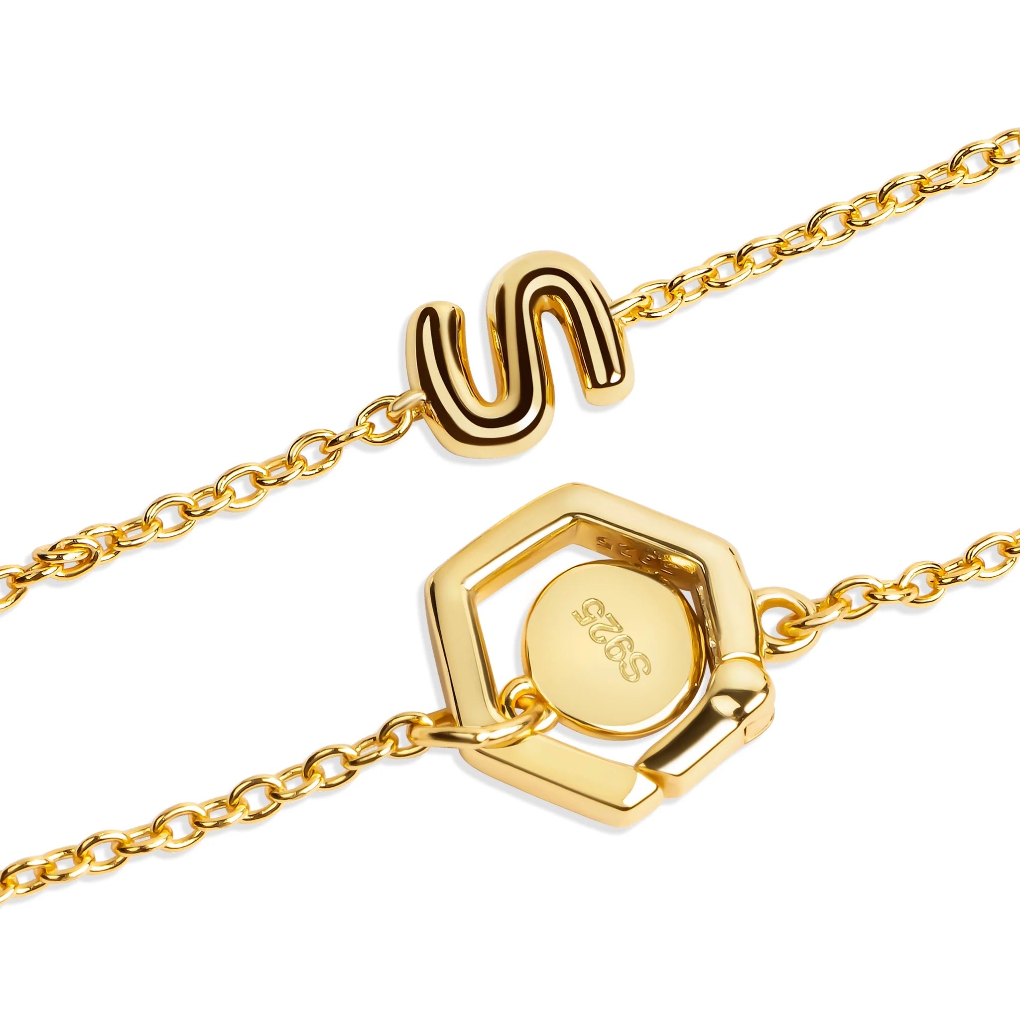 Ella Monogram Bracelet B313