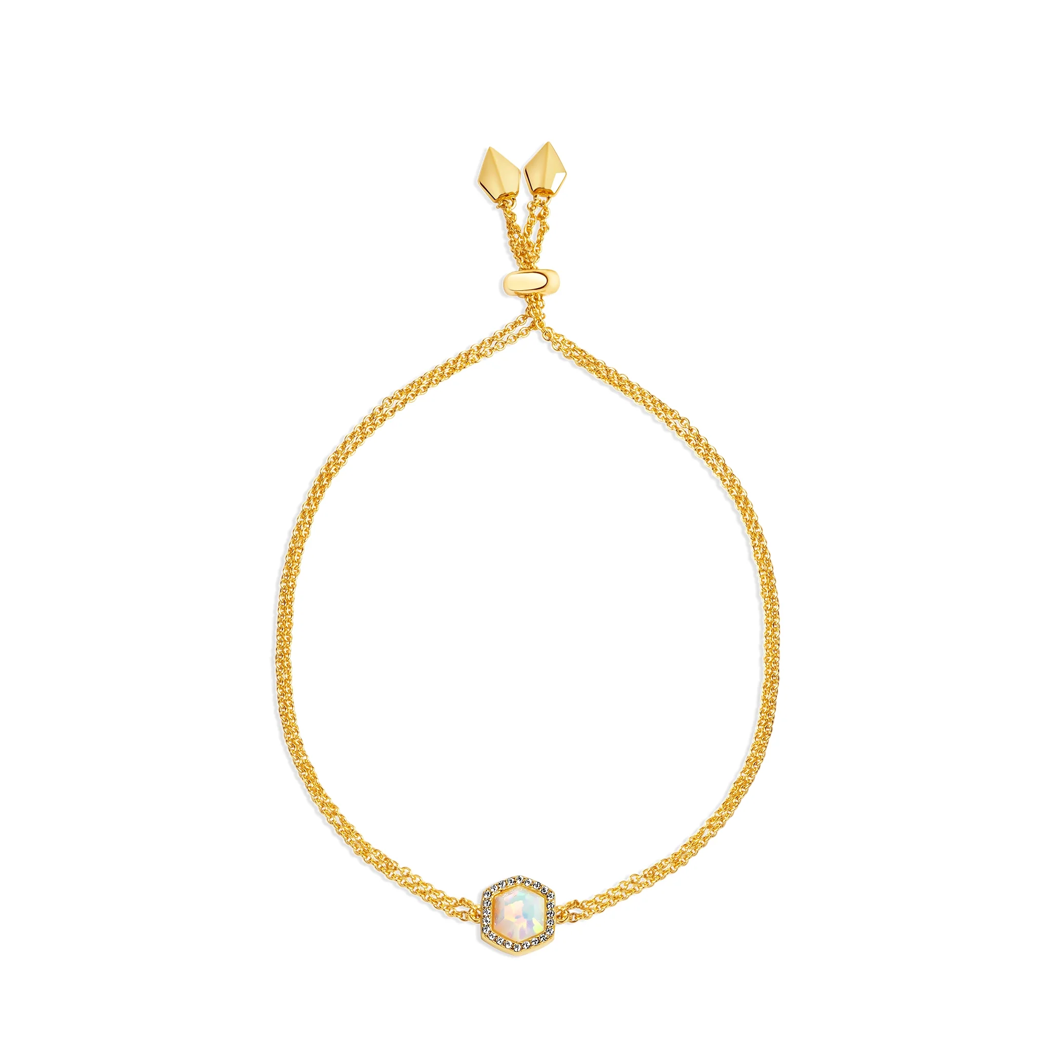 Debbie Hex Pendant Bracelet B390