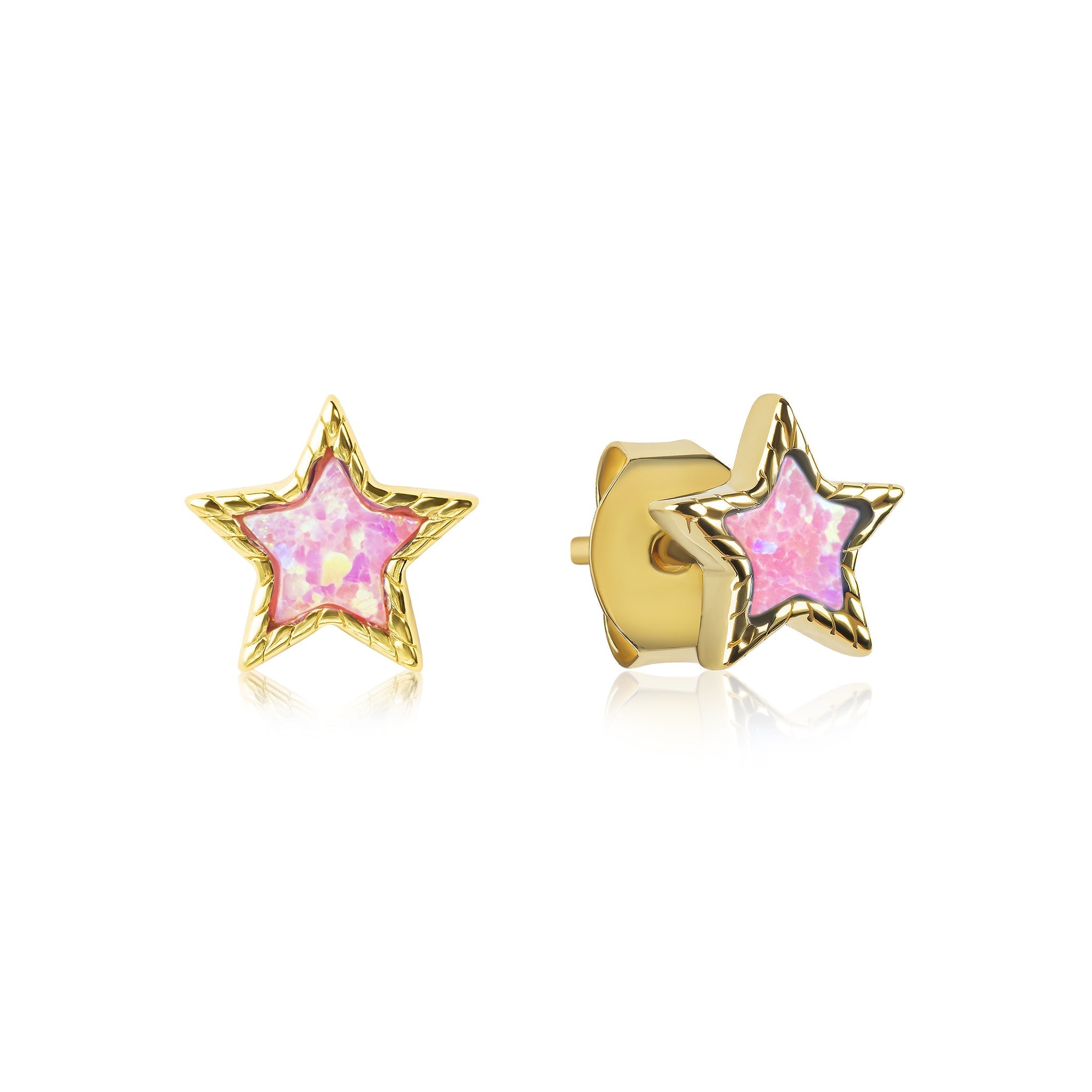 Isabella Opal Star Stud Earrings E370