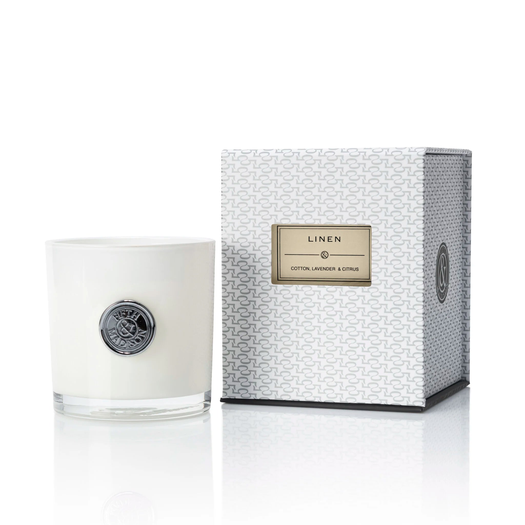 Linen Greenwich Single Wick Candles