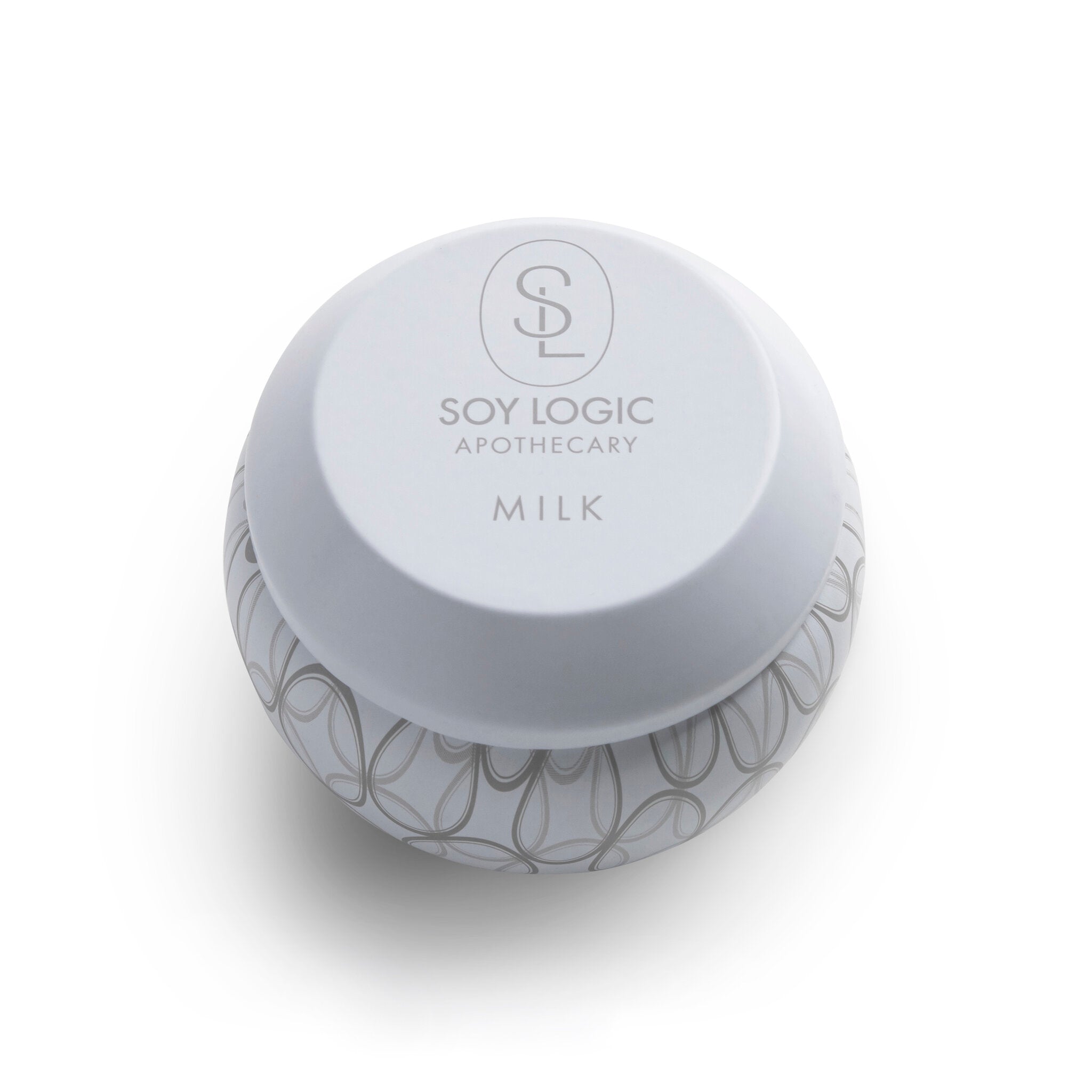Milk Golf Ball Tin Candle