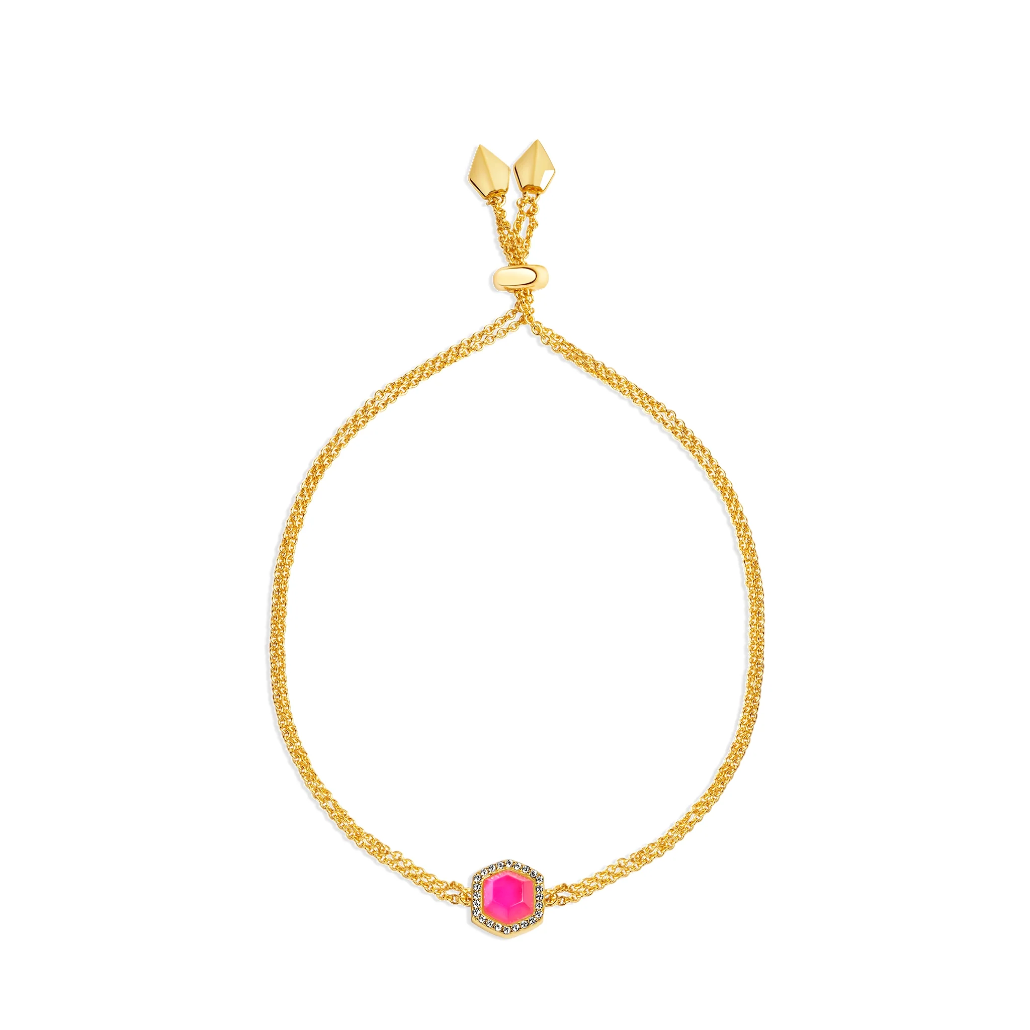 Debbie Hex Pendant Bracelet B390