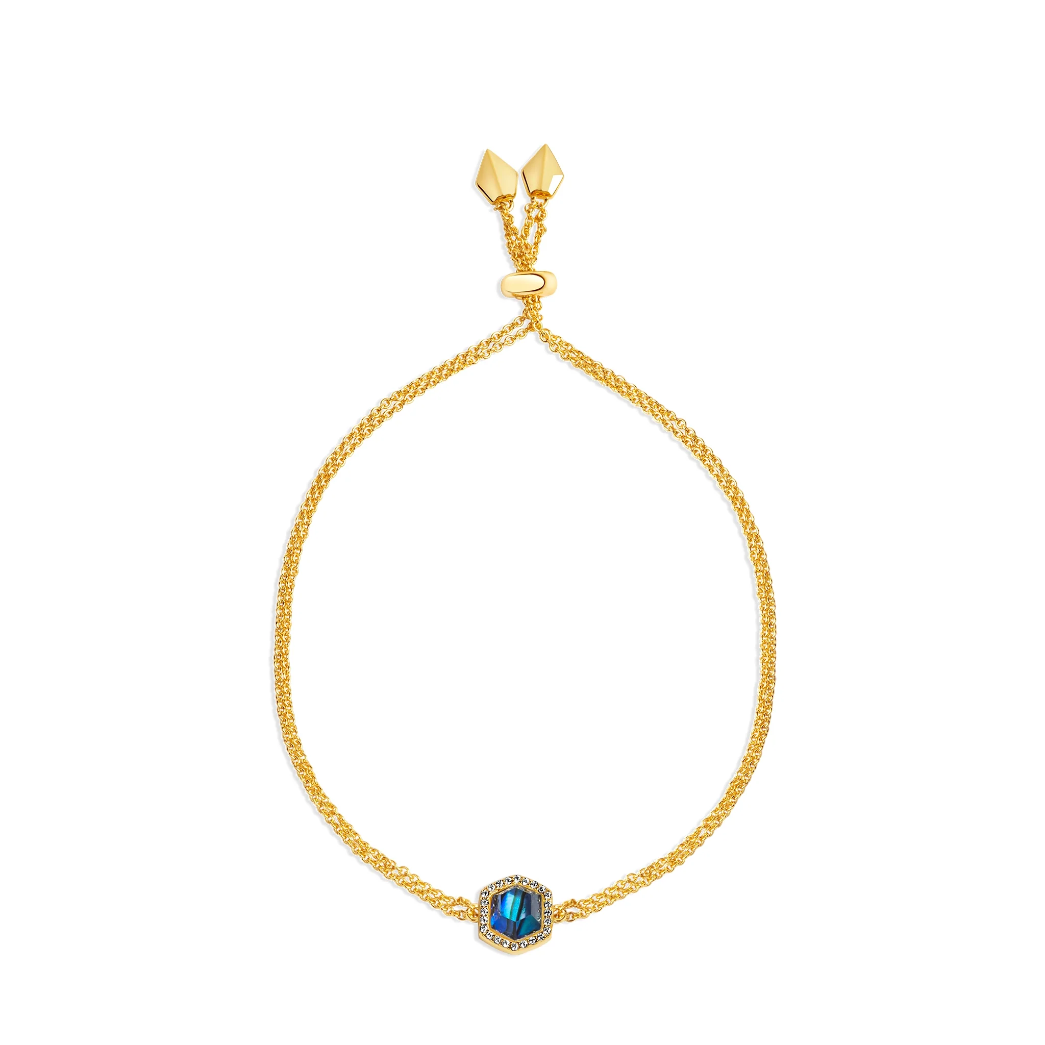 Debbie Hex Pendant Bracelet B390