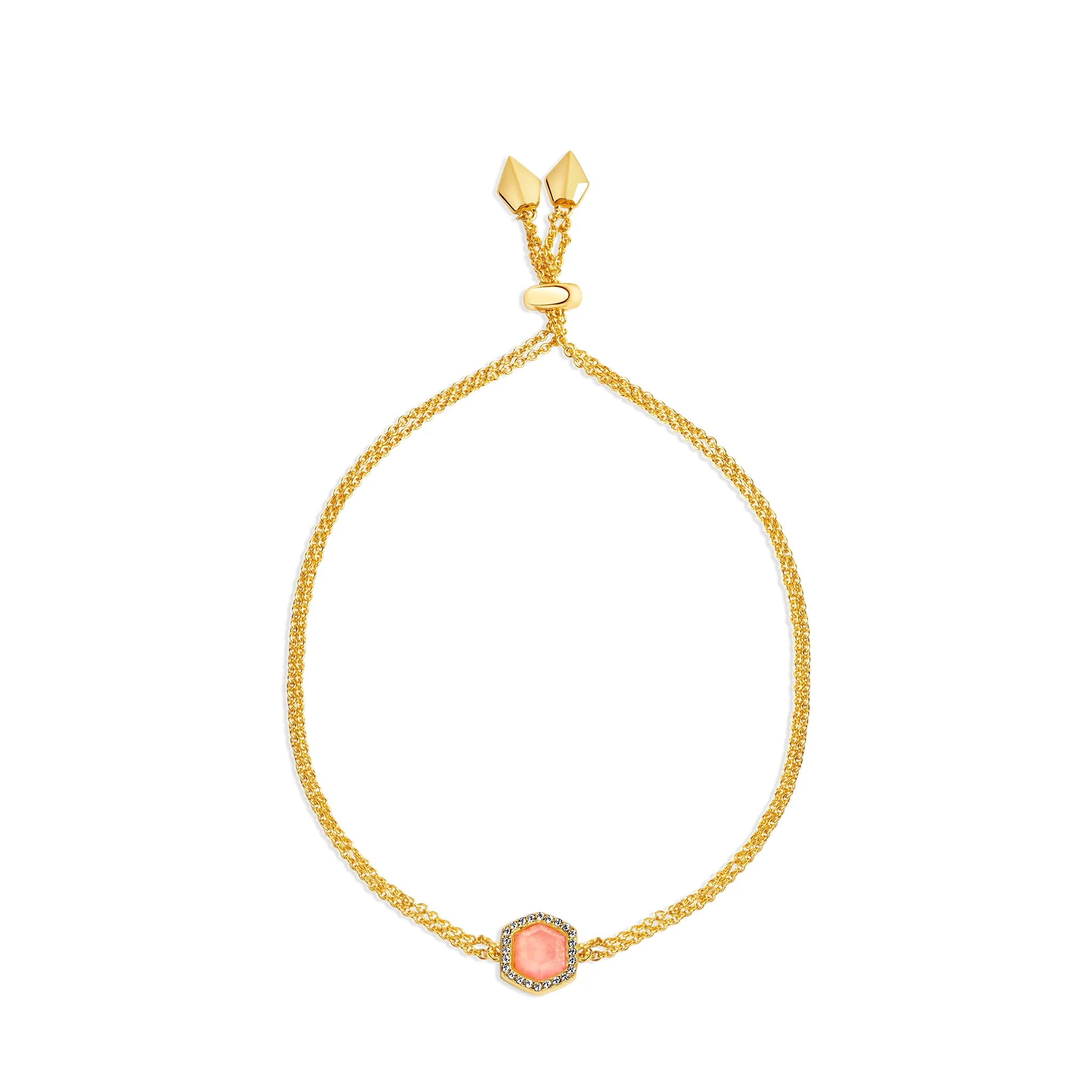 Debbie Hex Pendant Bracelet B390