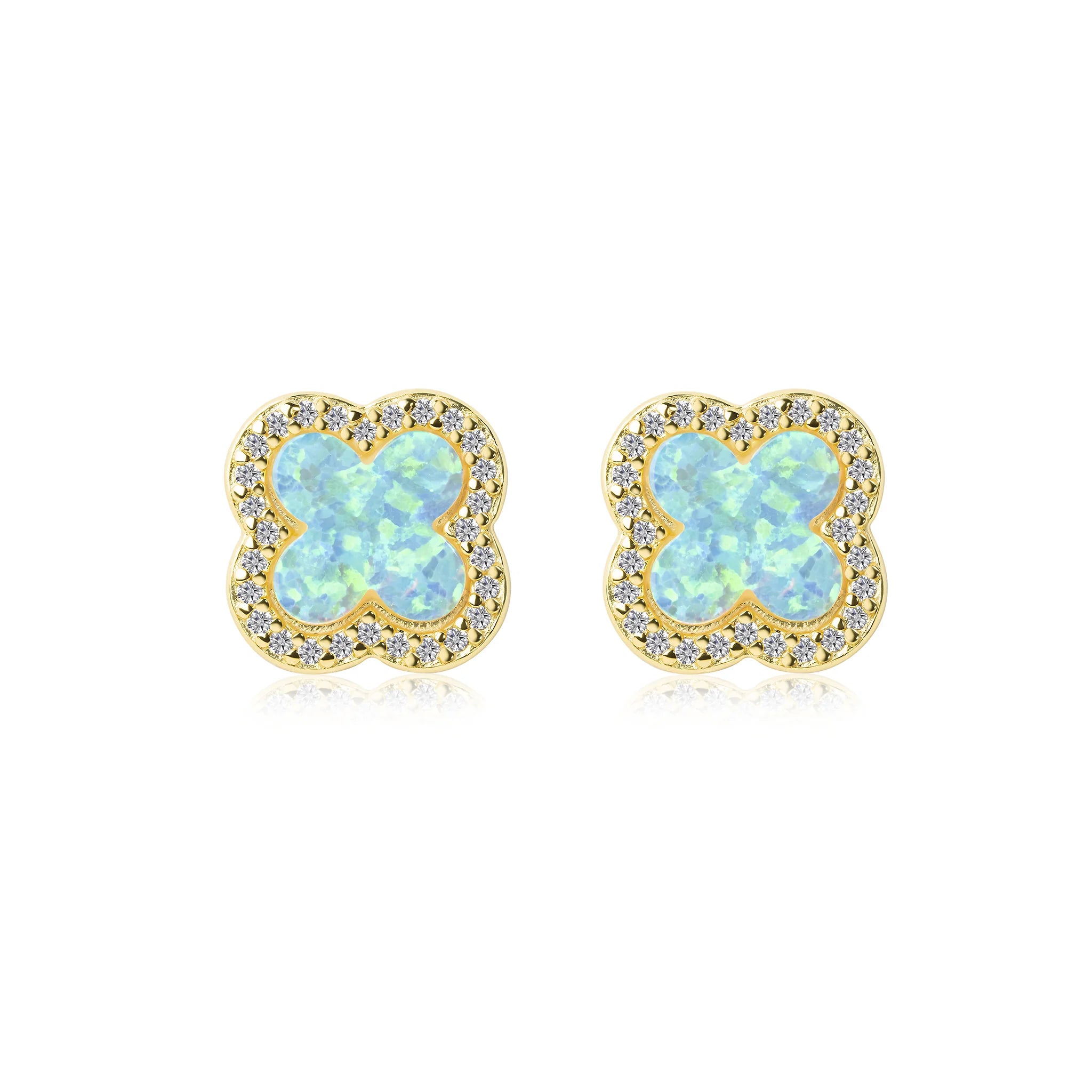 Natalia Lucky Clover Stud Earrings E385