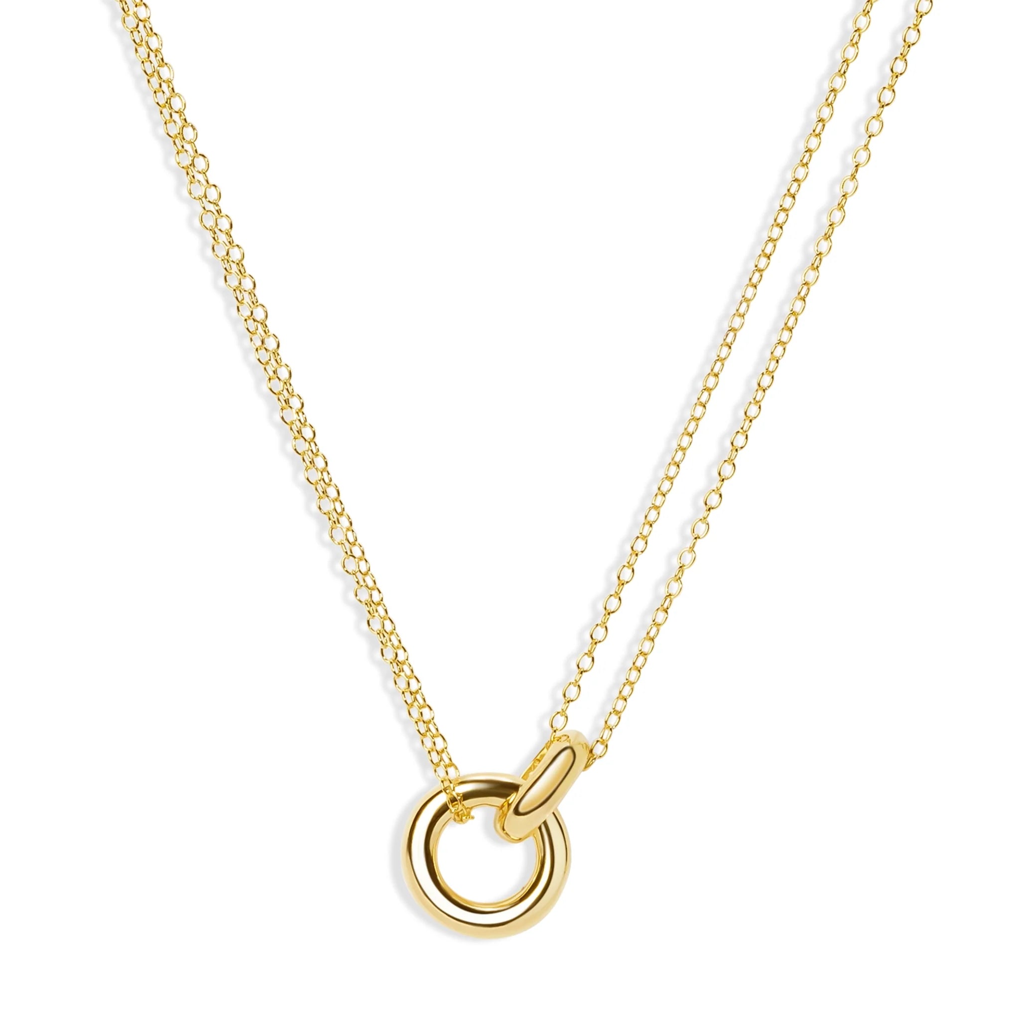 Lucia Double Ring Necklace N318