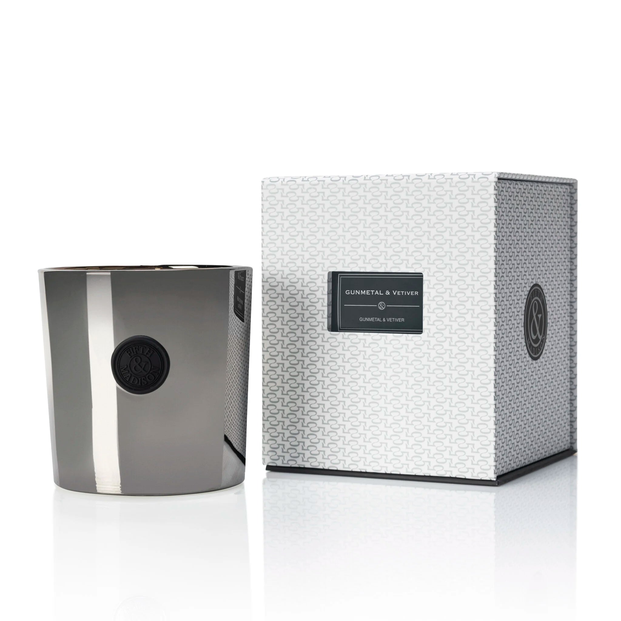 Gunmetal & Vetiver Soho Double Wick Candle
